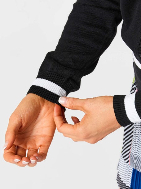 Lucky In Love Womens Rally Mock Cardigan