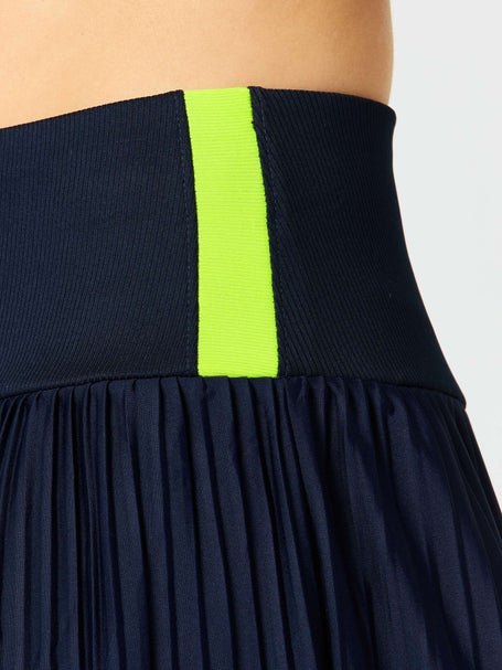 Lucky In Love Womens Love Racer Rib Pleat Skirt