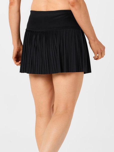 Lucky In Love Womens Racer Rib Pleat Skirt