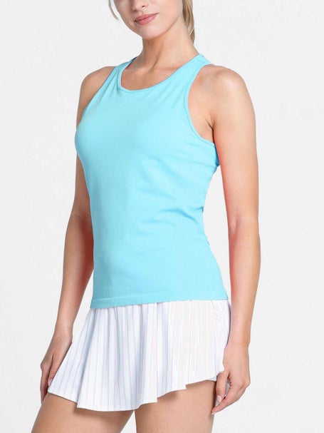 Lucky In Love Womens Retro Seamless High Neck Tank