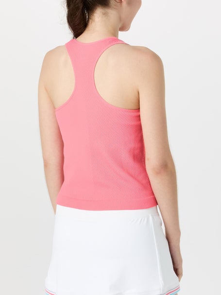 Lucky In Love Womens Retro Seamless Scoop Neck Tank