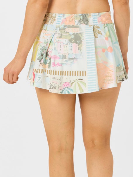 Lucky in Love Womens Riviera High Waist Print Skirt