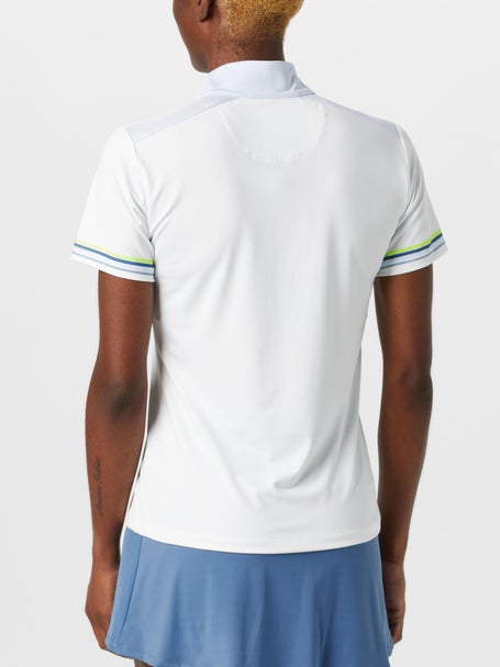 Lucky In Love Womens Steel Going Strong Ace Polo