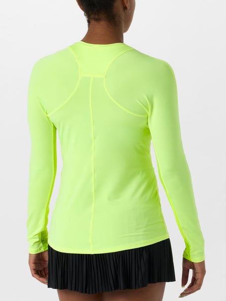 Lucky In Love Womens L-UV Breeze Long Sleeve - Lemon
