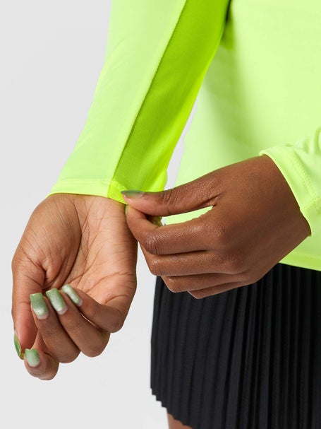 Lucky In Love Womens L-UV Breeze Long Sleeve - Lemon