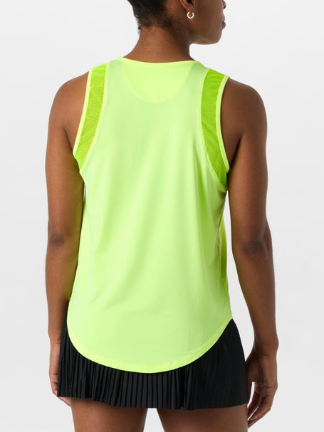 Lucky In Love Womens L-UV Chill Out Tank - Lemon