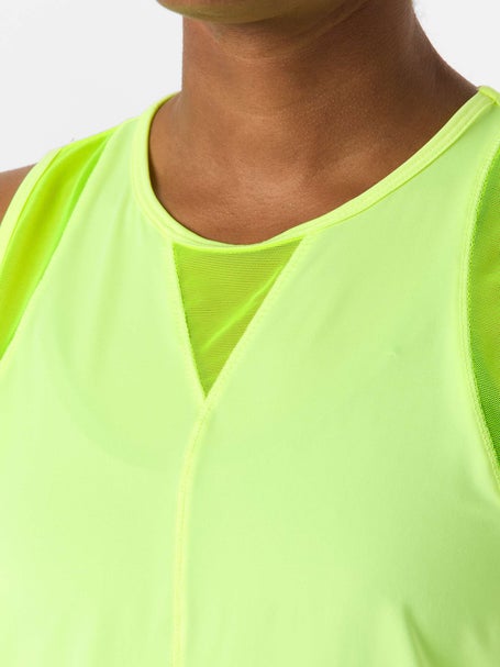 Lucky In Love Womens L-UV Chill Out Tank - Lemon