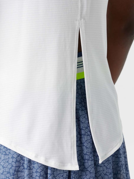 Lucky In Love Womens Steel Going Tie Back Tank