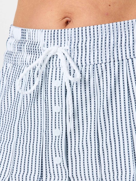 Lucky in Love Womens Glow Set High Waist Stripe Skirt