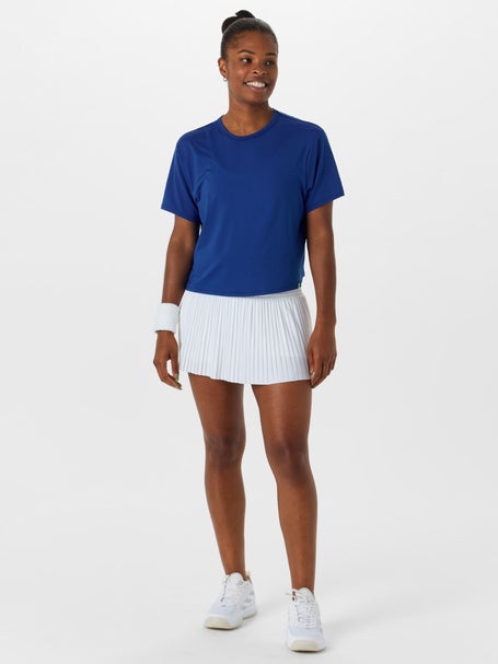 Lucky In Love Womens L-UV Power Box Top - Blue