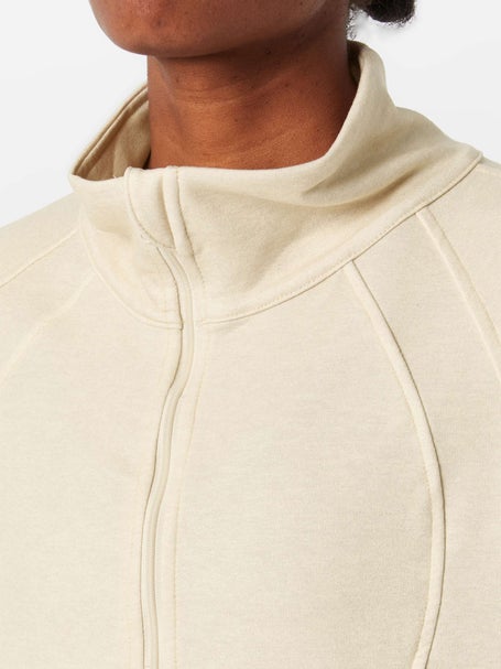 Lucky In Love Womens Shimmer Renew Heather Quarter Zip