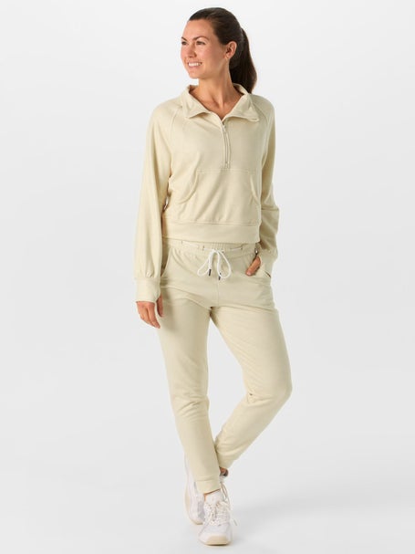 Lucky In Love Womens Shimmer Renew Heather Jogger