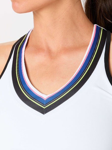 Lucky In Love Womens Stripe Hype Tank