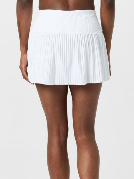 Lucky in Love Womens Riviera Racer Rib Pleat Skirt