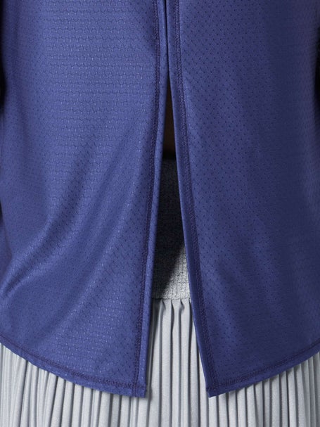 Lucky In Love Womens Berry Shimmer On Tie Back Tank