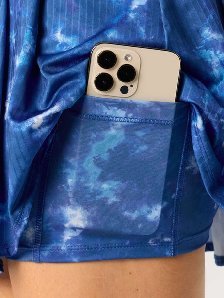 Lucky In Love Womens Shibori Stripe High Waist Skirt