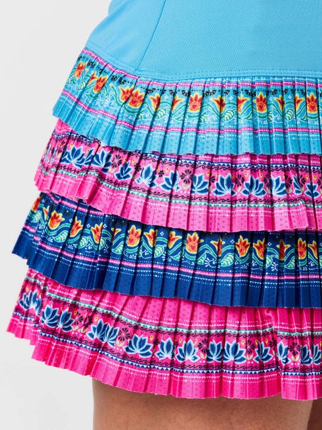 Lucky in Love Womens Tiny Garden Pleat Skirt