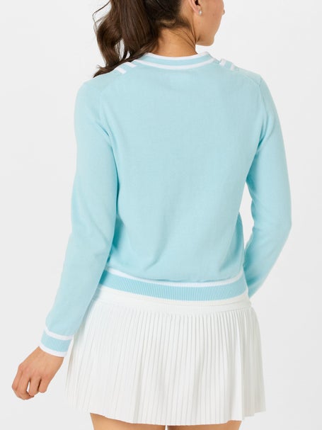 Lucky in Love Womens Riviera Victory V-Neck Sweater