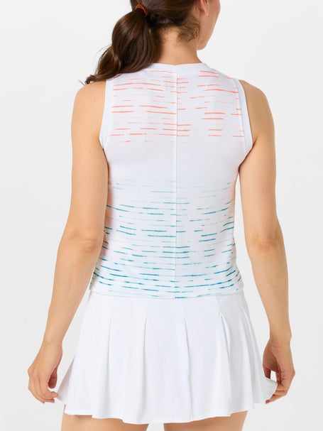 Lucky in Love Womens Waves Rising Tides Muscle Tank