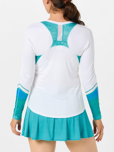 Lucky in Love Womens Waves Sun Beat Long Sleeve