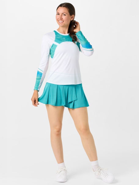 Lucky in Love Womens Waves Sun Beat Long Sleeve