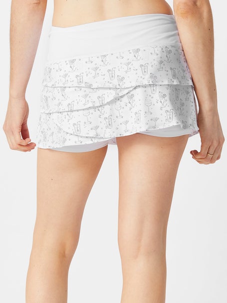 Lucky in Love Womens Fiesta Scallop Skirt