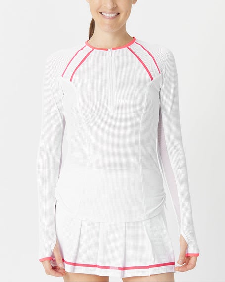 Lucky in Love Womens Raglan 1/4 Zip