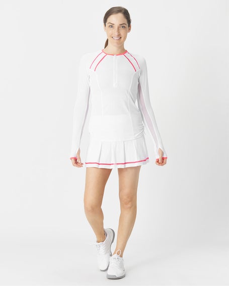 Lucky in Love Womens Raglan 1/4 Zip