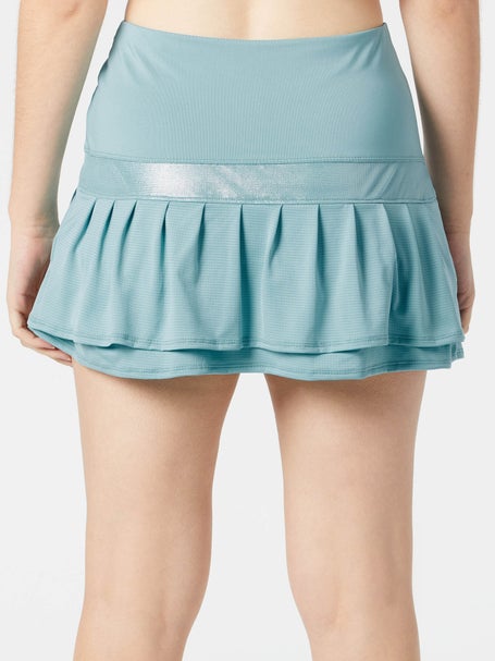 Lucky in Love Womens Find Me Love Long Pleat Skirt