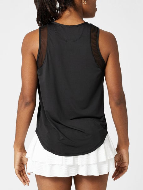 Lucky in Love Womens L-UV Chill Out Tank - Black