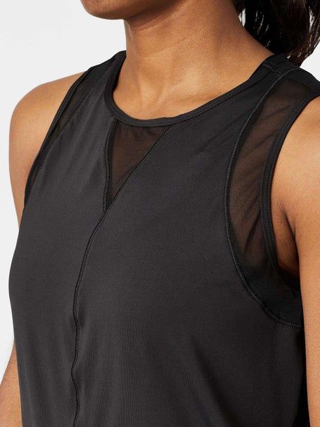 Lucky in Love Womens L-UV Chill Out Tank - Black