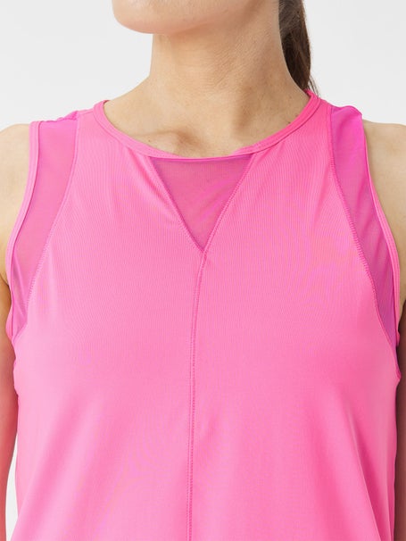Lucky in Love Womens L-UV Chill Out Tank - Pink