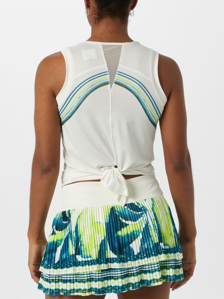 Lucky In Love Womens Caribbean Prime Tie Back Tank