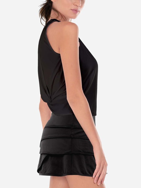 Lucky in Love Womens L-UV Freedom Tank - Black