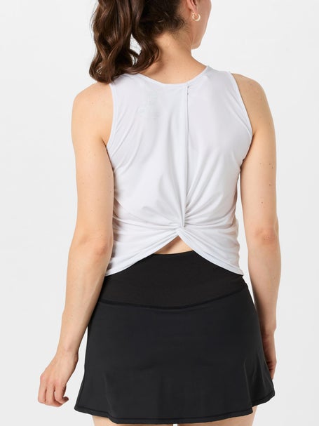 Lucky in Love Womens L-UV Freedom Tank - White