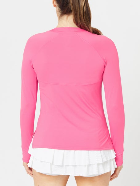 Lucky in Love Womens L-UV High Low Breezy LS - Taffy