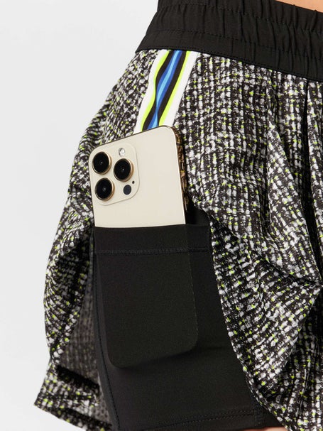 Lucky In Love Womens High Waist Boucle Skirt