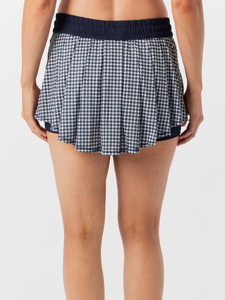 Lucky In Love Womens High Waist Houndstooth Skirt