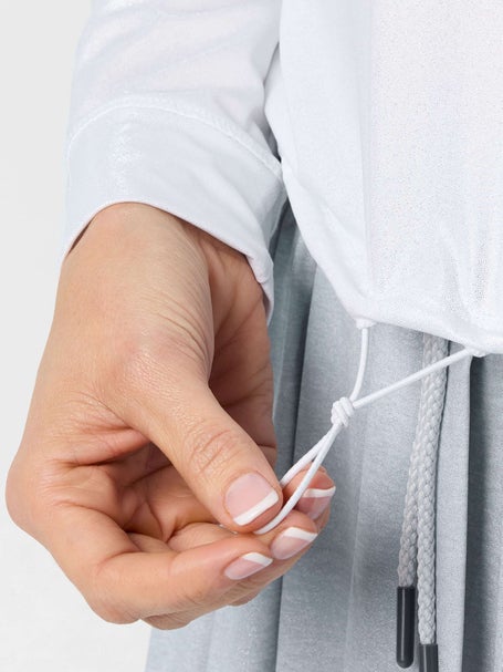 Lucky In Love Womens Metallic Long Sleeve