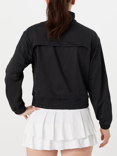 Lucky in Love Womens Mock Pullover - Black