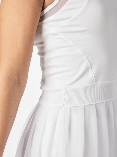 Lucky in Love Womens Next Level Dress - White