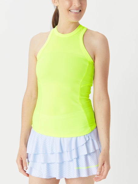 Lucky in Love Womens One Love Rib Tank - Yellow