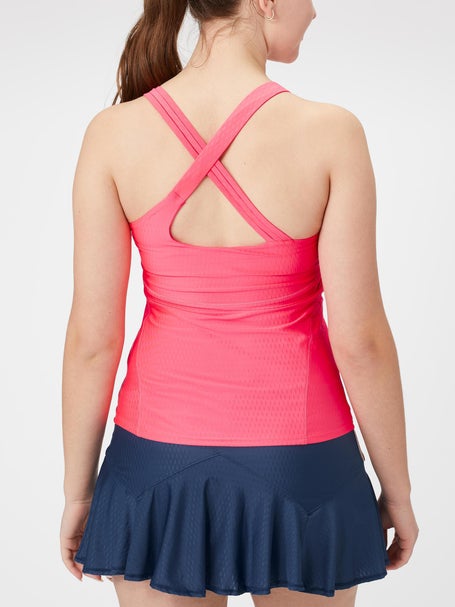 Lucky in Love Womens Palms Tripple Strap Tank