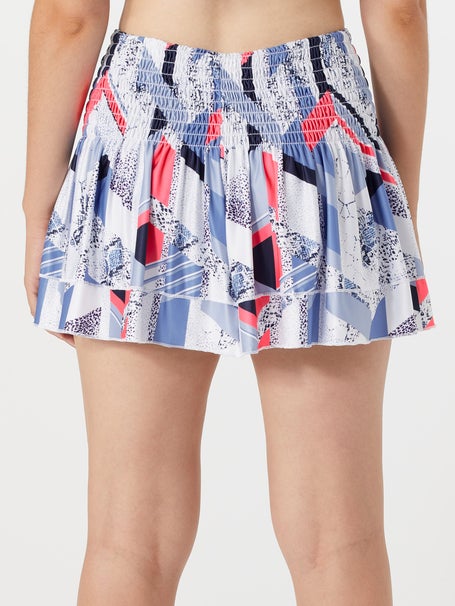 Lucky in Love Womens Snake Rattle Long Smocked Skirt