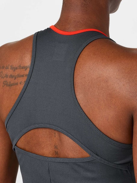 Lucky in Love Womens Tech Cutout Crop Tank