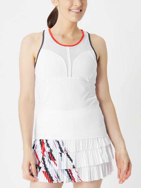 Lucky in Love Womens Tech It Out Baseline Tank