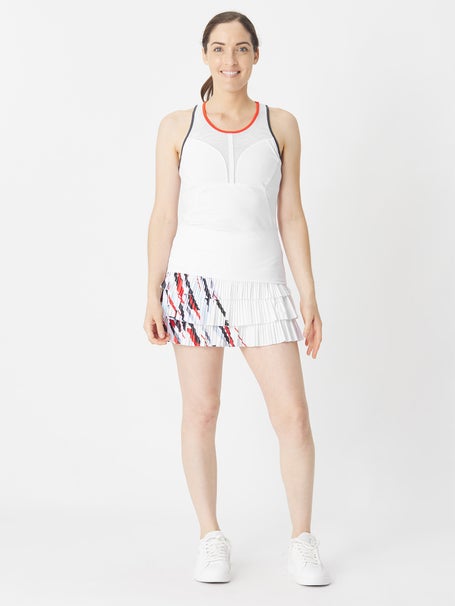 Lucky in Love Womens Tech It Out Baseline Tank