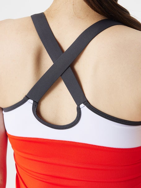 Lucky in Love Womens Tech It Out Crossover Tank