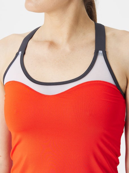 Lucky in Love Womens Tech It Out Crossover Tank