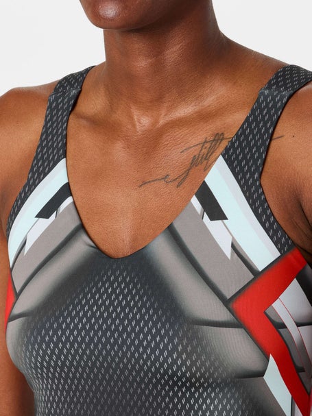 Lucky in Love Womens Tech It Out Tank